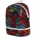 Somewhere Near Oblivion Nightmares Acid Colors Psychedelic Zip Bottom Backpack View1