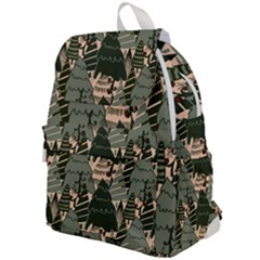 Christmas Vector Seamless Tree Pattern Top Flap Backpack by Sarkoni