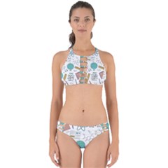 School Subjects And Objects Vector Illustration Seamless Pattern Perfectly Cut Out Bikini Set by Grandong