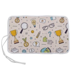 Quiz Backgrounds Ans Seamless Pen Storage Case (m) by Grandong