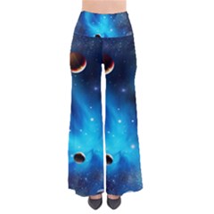 3d Universe Space Star Planet So Vintage Palazzo Pants by Grandong