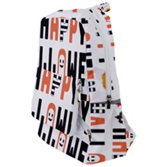 Happy Halloween Slot Text Orange Travelers  Backpack by Sarkoni