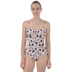 Cat Halloween Pattern Sweetheart Tankini Set by Ndabl3x