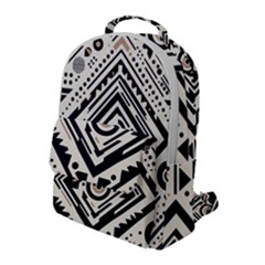 Tribal Pattern Flap Pocket Backpack (large) by Sobalvarro