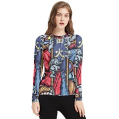 Japan Art Aesthetic Women s Long Sleeve Rash Guard by Sarkoni