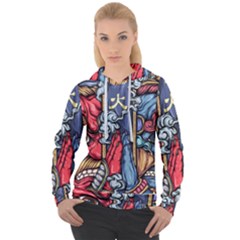 Japan Art Aesthetic Women s Overhead Hoodie by Sarkoni