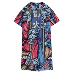Japan Art Aesthetic Kids  Boyleg Half Suit Swimwear by Sarkoni