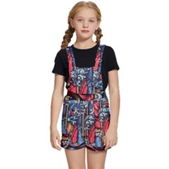 Japan Art Aesthetic Kids  Short Overalls by Sarkoni