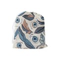 Eyes pattern Drawstring Pouch (Large) View2