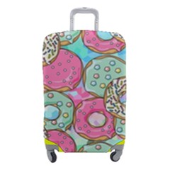 Donut Pattern Texture Colorful Sweet Luggage Cover (small) by Grandong