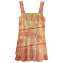 Abstract Texture Of Colorful Bright Pattern Transparent Leaves Orange And Yellow Color Kids  Layered Skirt Swimsuit View1