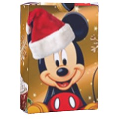 Cartoons, Disney, Merry Christmas, Minnie Playing Cards Single Design (rectangle) With Custom Box by nateshop