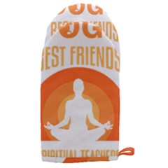 Best Friend T- Shirt Cool Dog Pet Saying T- Shirt Yoga Reflexion Pose T- Shirtyoga Reflexion Pose T- Shirt Microwave Oven Glove by hizuto