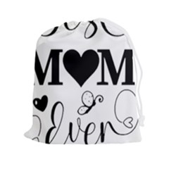 Best Mom Ever Gift T- Shirt Best Knitting Mom Ever T- Shirt Yoga Reflexion Pose T- Shirtyoga Reflexion Pose T- Shirt Drawstring Pouch (2xl) by hizuto