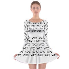 Black And White Cow T- Shirt Black And White Cows Keep On Moooving Cow Puns T- Shirt Yoga Reflexion Pose T- Shirtyoga Reflexion Pose T- Shirt Long Sleeve Skater Dress by hizuto