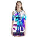 PINKIE PIE  Shoulder Cutout Velvet One Piece View1
