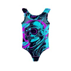 Aesthetic Art  Kids  Frill Swimsuit by Internationalstore