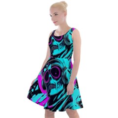 Aesthetic Art  Knee Length Skater Dress by Internationalstore