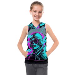 Aesthetic Art  Kids  Sleeveless Hoodie by Internationalstore