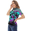 Aesthetic art  Women s Short Sleeve Double Pocket Shirt View3