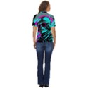 Aesthetic art  Women s Short Sleeve Double Pocket Shirt View4