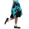 Aesthetic art  Kids  Ruffle Flared Wrap Midi Skirt View3