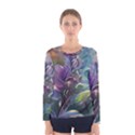 Abstract Blossoms  Women s Long Sleeve T-Shirt View1