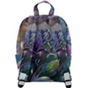Abstract Blossoms  Zip Up Backpack View3