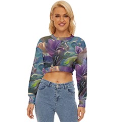 Abstract Blossoms  Lightweight Long Sleeve Sweatshirt by Internationalstore