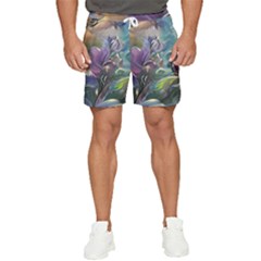 Abstract Blossoms  Men s Runner Shorts by Internationalstore