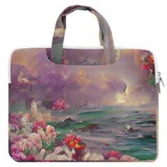 Abstract Flowers  Macbook Pro 16  Double Pocket Laptop Bag  by Internationalstore