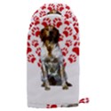 Brittany Spaniel Gift T- Shirt Cute Brittany Valentine Heart Paw Brittany Dog Lover Valentine Costum Yoga Reflexion Pose T- Shirtyoga Reflexion Pose T- Shirt Microwave Oven Glove View1