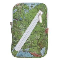 Map Earth World Russia Europe Belt Pouch Bag (large) by Bangk1t