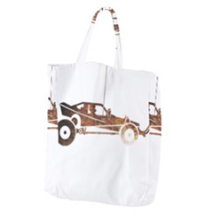 Vintage Rc Cars T- Shirt Vintage Modelcar Classic Rc Buggy Racing Cars Addict T- Shirt Giant Grocery Tote by ZUXUMI