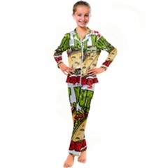 Waitress T- Shirt Awesome Unicorn Waitresses Are Magical For A Waiting Staff T- Shirt Kids  Satin Long Sleeve Pajamas Set by ZUXUMI