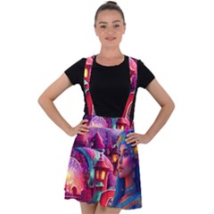 Fantasy Arts  Velvet Suspender Skater Skirt by Internationalstore