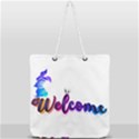 Arts Full Print Rope Handle Tote (Large) View1