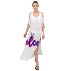 Arts Maxi Chiffon Cover Up Dress by Internationalstore