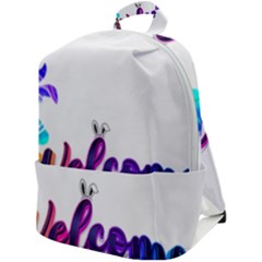 Arts Zip Up Backpack by Internationalstore