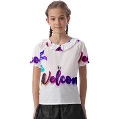 Arts Kids  Frill Chiffon Blouse by Internationalstore