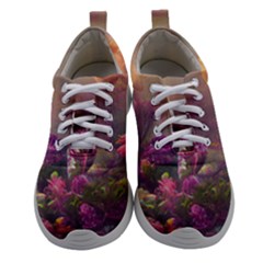 Floral Blossoms  Women Athletic Shoes by Internationalstore