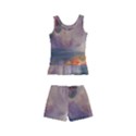 Floral Blossoms  Kids  Boyleg Swimsuit View2
