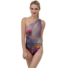 Floral Blossoms  To One Side Swimsuit by Internationalstore