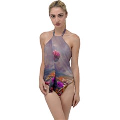 Floral Blossoms  Go With The Flow One Piece Swimsuit by Internationalstore