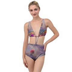 Floral Blossoms  Tied Up Two Piece Swimsuit by Internationalstore