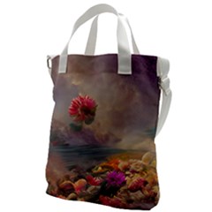 Floral Blossoms  Canvas Messenger Bag by Internationalstore