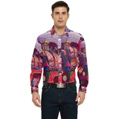 Fantasy  Men s Long Sleeve Pocket Shirt  by Internationalstore