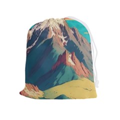 Mountain Mount Fuji Drawstring Pouch (xl) by Pakjumat