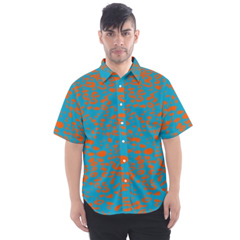 Animal Print Pattern Men s Short Sleeve Shirt by Pakjumat