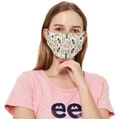 Bee Honeycomb Honeybee Insect Fitted Cloth Face Mask (adult) by Pakjumat